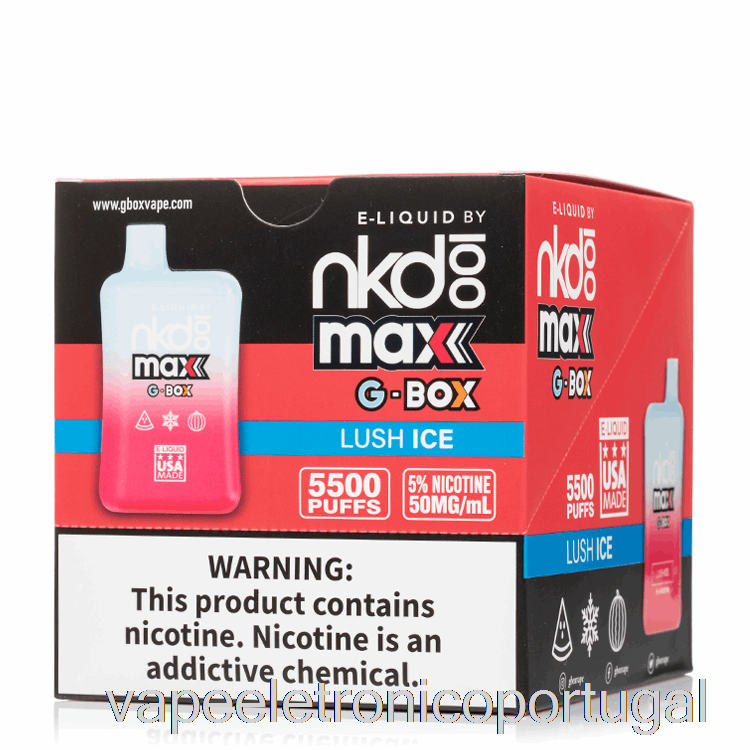 Vape Eletrônico [pacote Com 10] Gbox X Naked 100 5500 Descartável